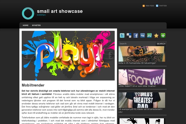 smallartshowcase.com site used Expi