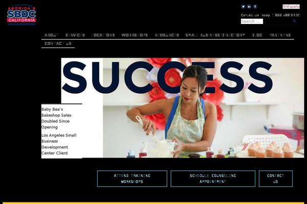 smallbizla.org site used Sbdc