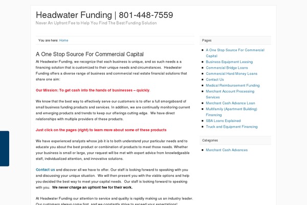 smallbusinessfundingloans.com site used Catalyst