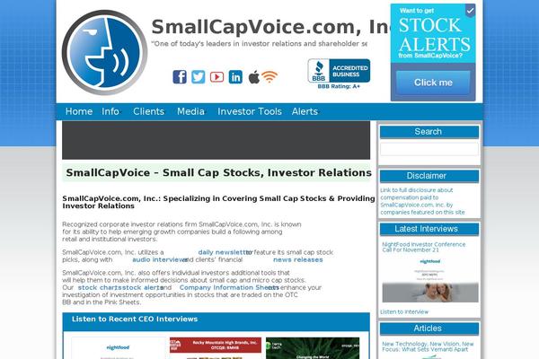 smallcapvoice.com site used Smallcapvoice-1-3-16_v3
