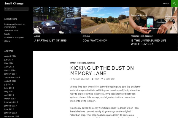 Twenty Fourteen theme site design template sample