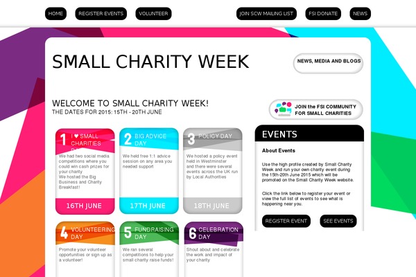 smallcharityweek.com site used Scw2013