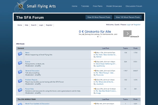 smallflyingartsforum.com site used Sfa