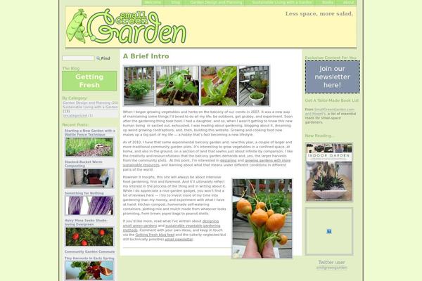 smallgreengarden.com site used Green Apples