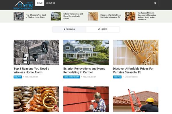 Newspaper theme site design template sample