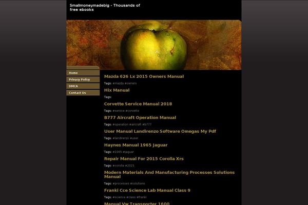 WordPress website example screenshot