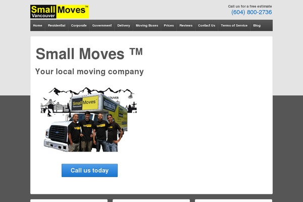 smallmovesvancouver.com site used Small-moves