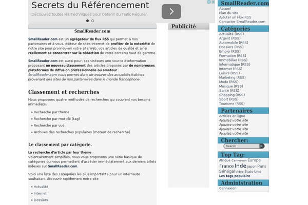 WordPress website example screenshot