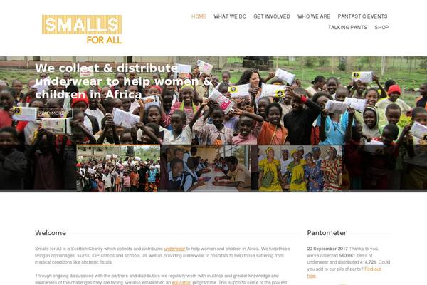 smallsforall.org site used Charitas-lite-child