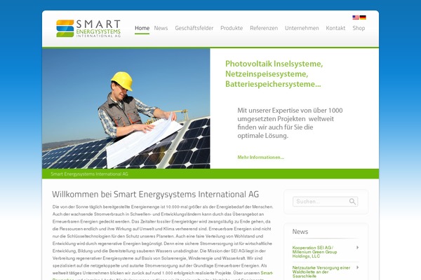 smart-energy.ag site used Sei