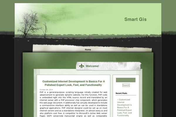 smart-gis.com site used Burning Bush