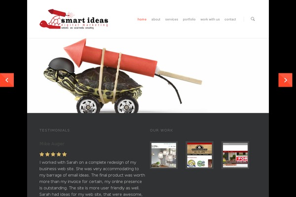 Salient theme site design template sample