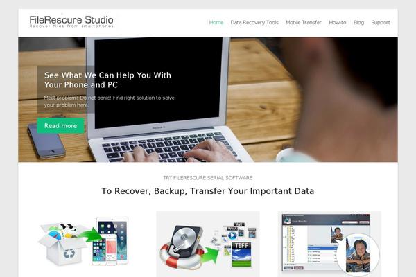 WordPress website example screenshot
