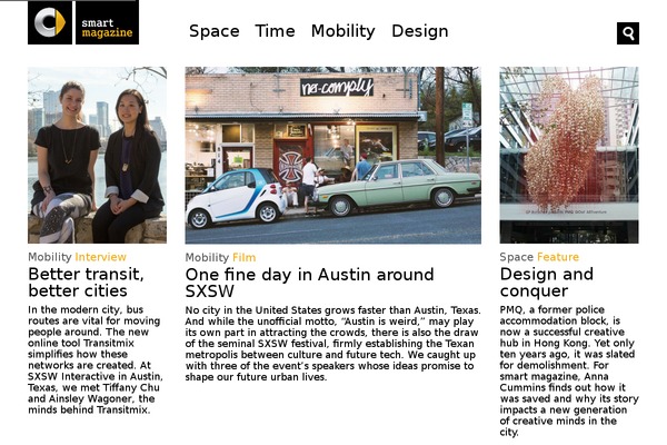 Smart Magazine theme site design template sample