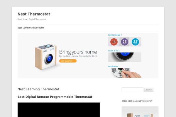 Twenty Twelve theme site design template sample