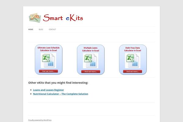 Twenty Twelve theme site design template sample