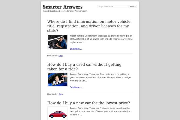 smarter-answers.com site used Sfm-sa-basic