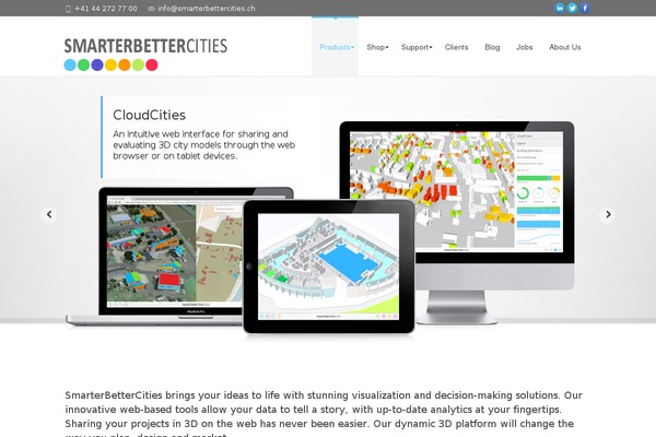 smarterbettercities.ch site used Nimble