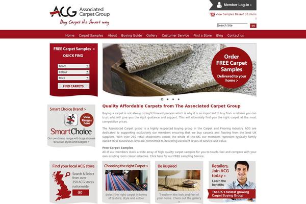 Acg theme site design template sample