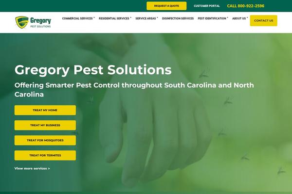smarterpestcontrol.com site used Gregory-pest