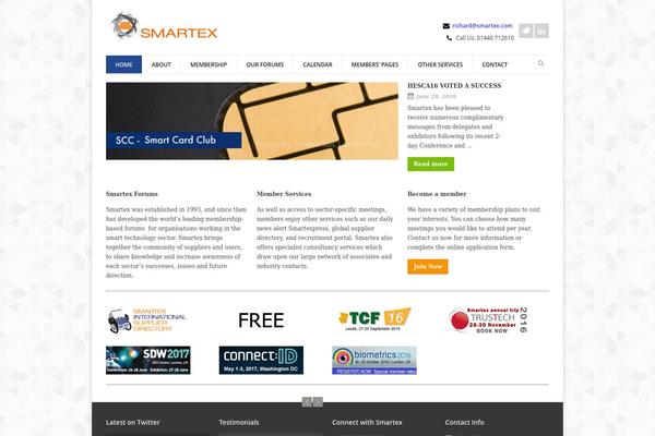 Goodnex theme site design template sample