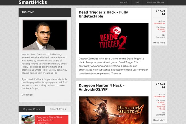 DualShock theme site design template sample