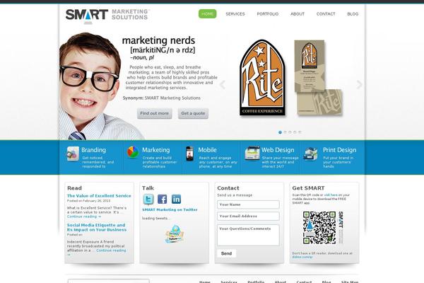 Smart theme site design template sample