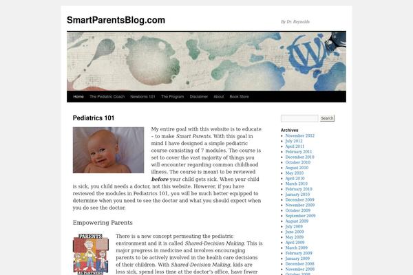WordPress website example screenshot