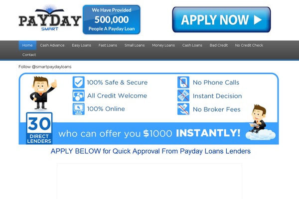 smartpaydayonline.com site used Wp-payday-responsive