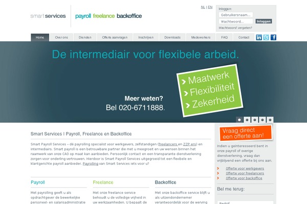smartpayroll.nl site used Go-online