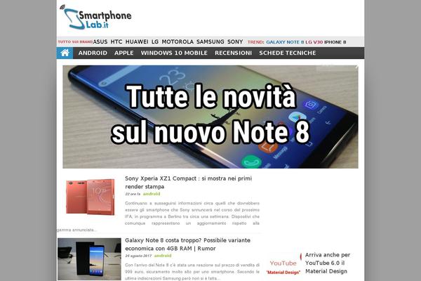smartphonelab.it site used Newspaper