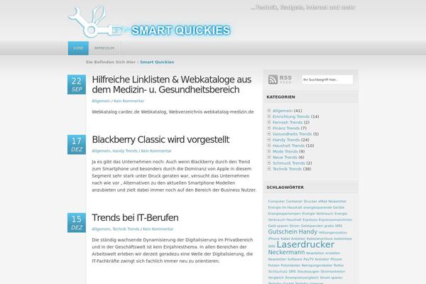 WordPress website example screenshot