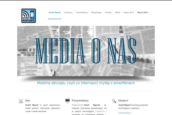 smartraport.pl site used Book Author Blog