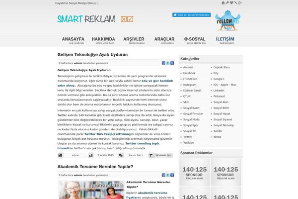 smartreklam.com site used Genegri
