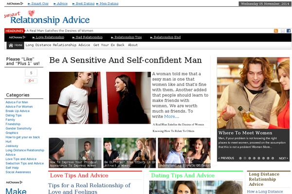 smartrelationshipadvice.com site used Smartrelationshipadvice