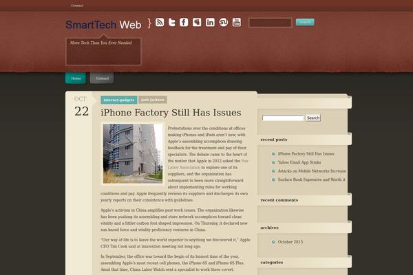 Cherrytruffle theme site design template sample