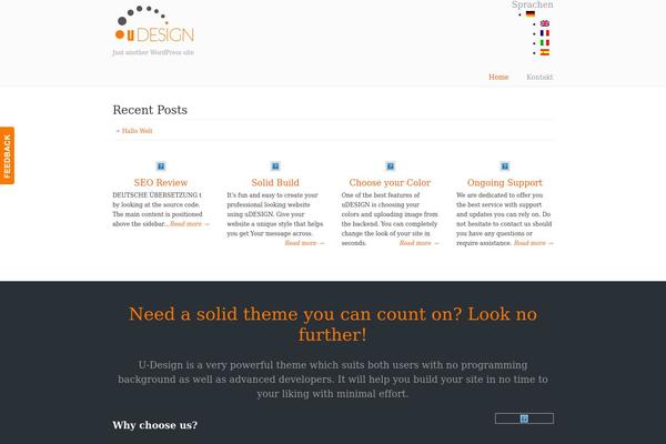 WordPress website example screenshot