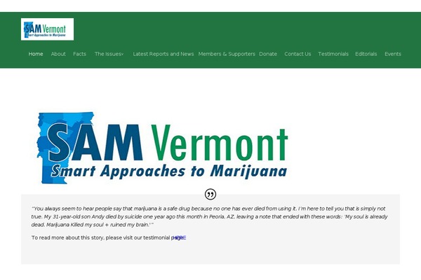 WordPress website example screenshot