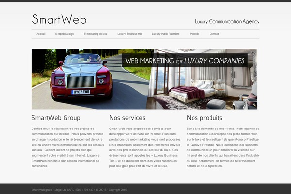 Luxury theme site design template sample