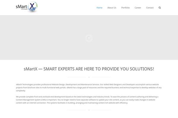Impreza theme site design template sample
