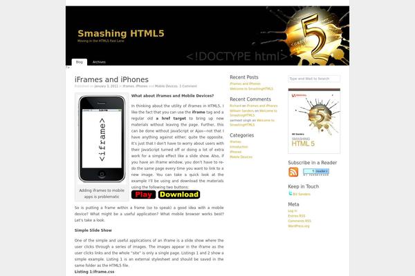 smashinghtml5.com site used K2-1.0.3