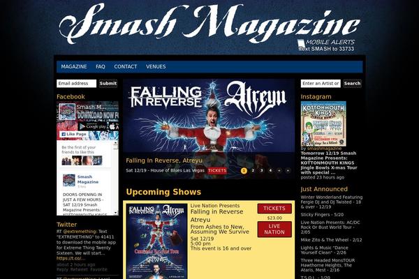 smashmagazine.com site used Eventssmashmagazine