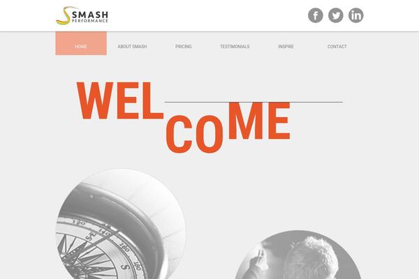 Smash theme site design template sample