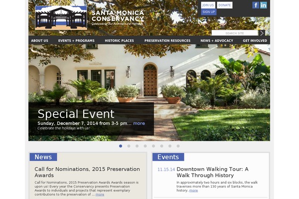 smconservancy.org site used Smc_theme