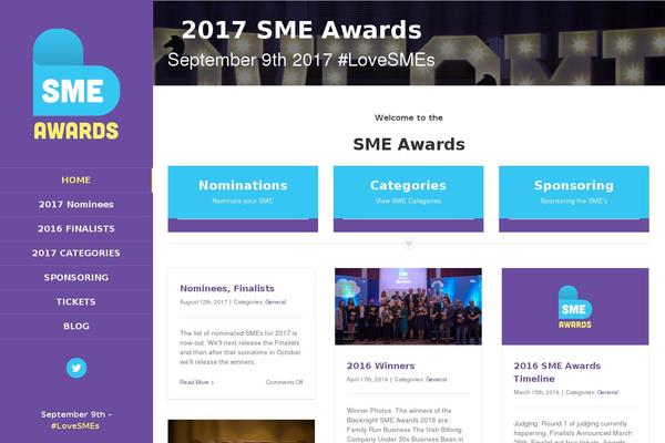 smeawards.ie site used Smeawards