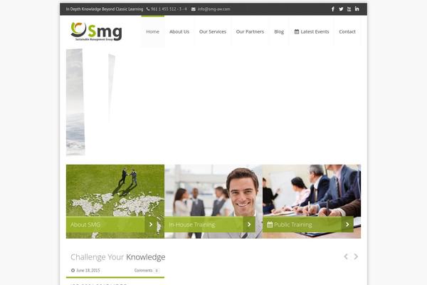 Smg theme site design template sample