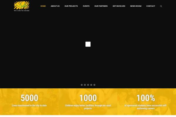 Charity-home theme site design template sample