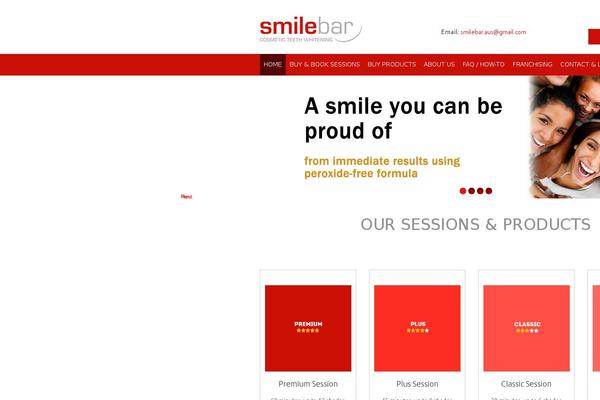 smilebar.com.au site used Smilebar