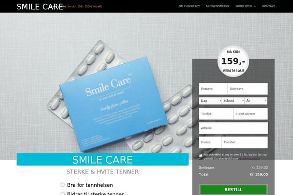 smilecare.no site used Cureberry-child