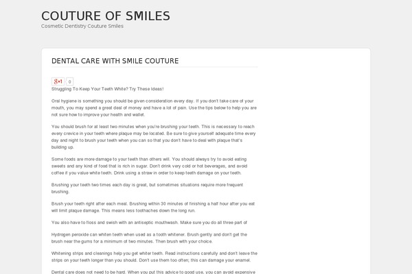 smilecouture.com site used iPin Pro